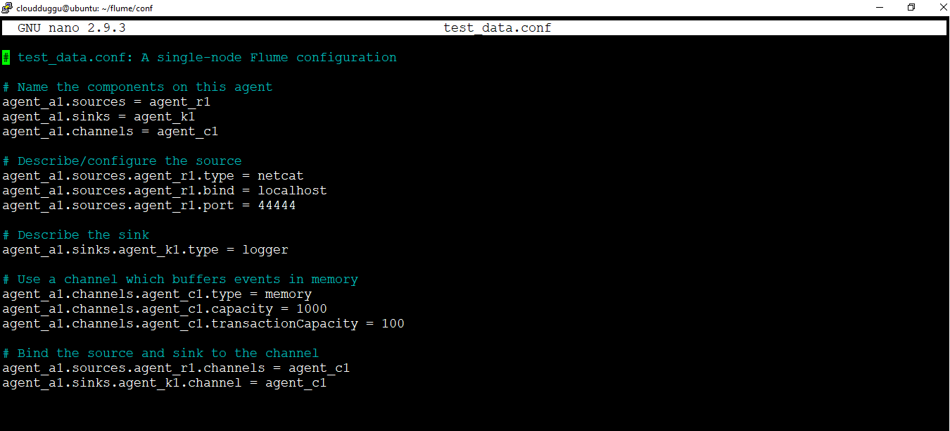 flume configuration file