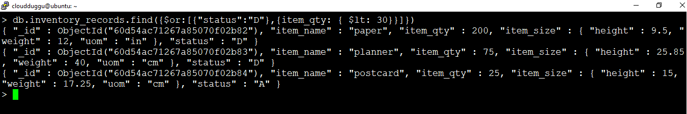 mongodb-select-document-cloudduggu