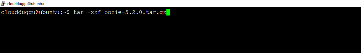 cloudduggu oozie untar