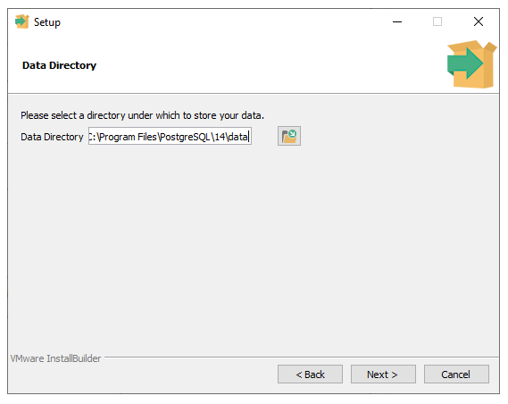 postgresql data directory location