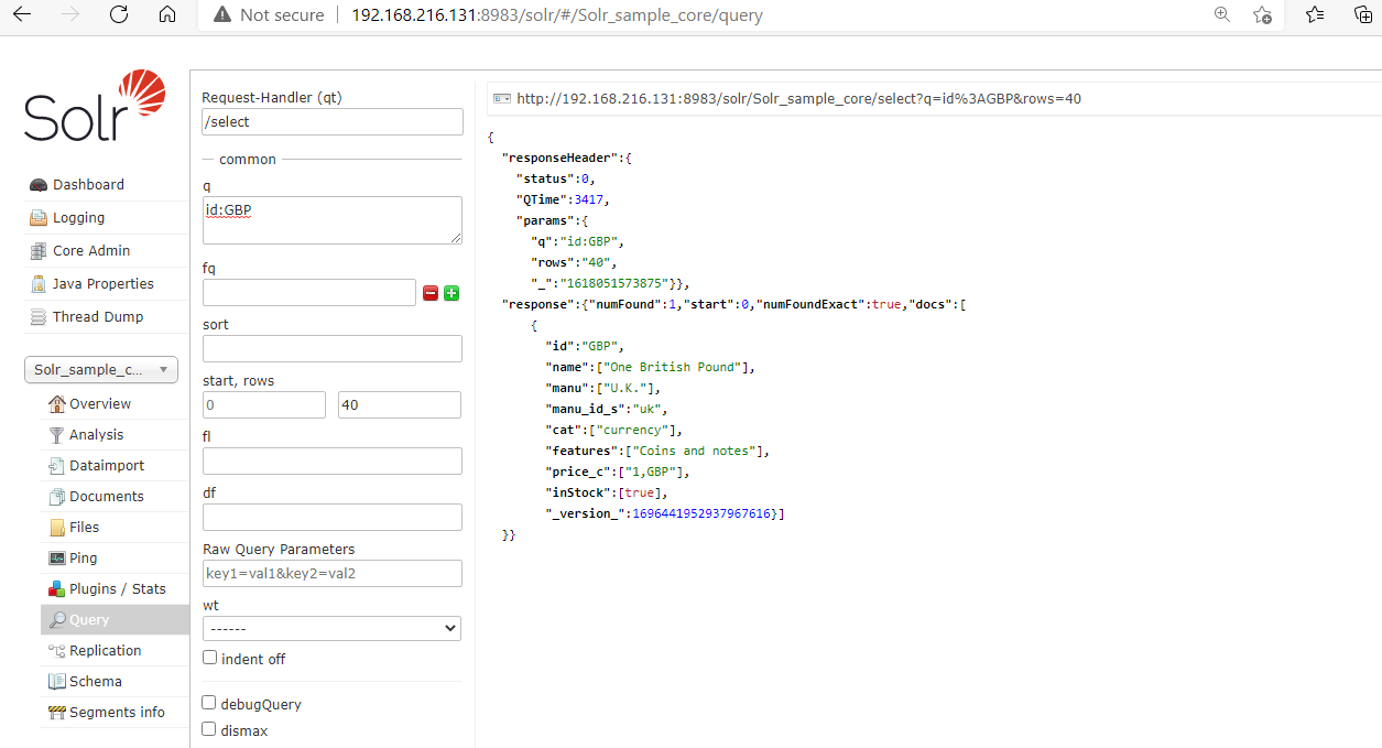 solr query basedon field cloudduggu