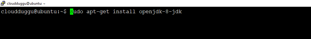 cloudduggu java installation