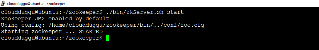 cloudduggu start zookeeper