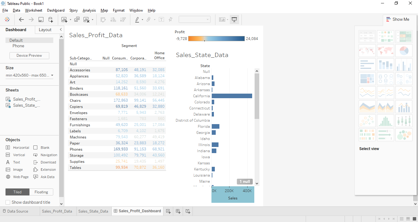 tableau creating dashboard cloudduggu