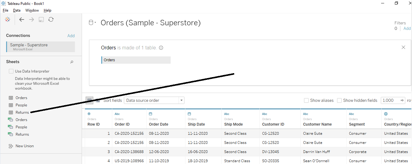 tableau drag table cloudduggu